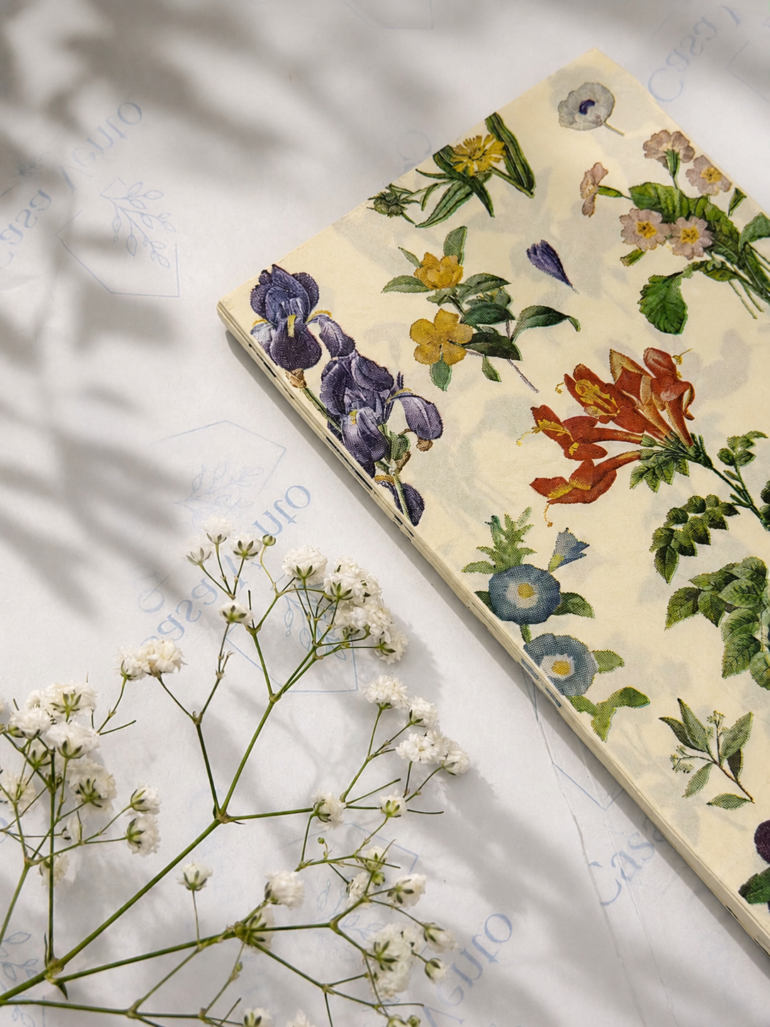 Servilletas de papel de flores de primavera (cantidad 20 unidades)