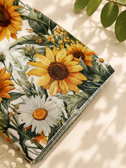 Servilletas girasoles (cantidad 20 unidades)