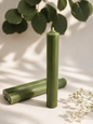 Vela verde olivo