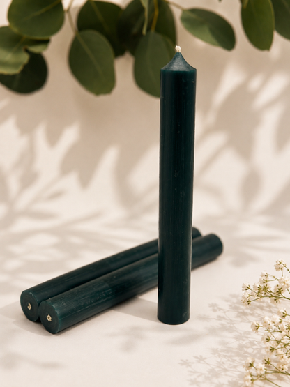 Vela azul oscuro