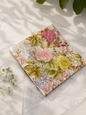 Servilletas de papel de rosas rosas y amarillas (cantidad 20 unidades)
