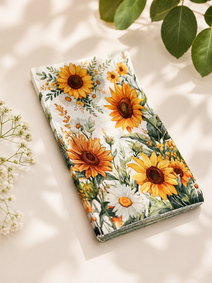 Servilletas girasoles (cantidad 20 unidades)