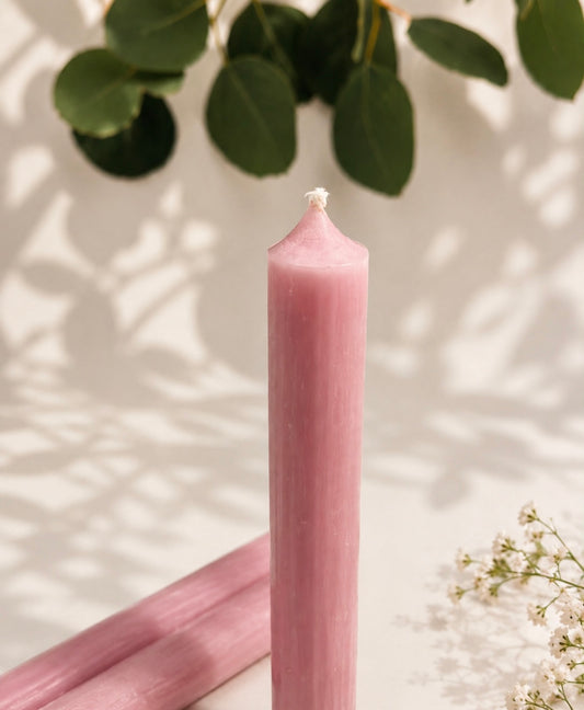 Vela rosa claro